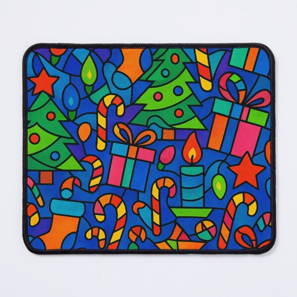 Item preview, Cubist Christmas Collage designed and sold by mpdesigns73.