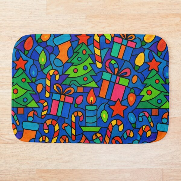 Item preview, Cubist Christmas Collage designed and sold by mpdesigns73.