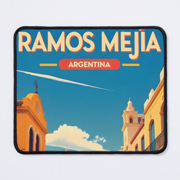 Item preview, Ramos Mejia Argentina Vintage Travel Tourism designed and sold by TravelersGems.