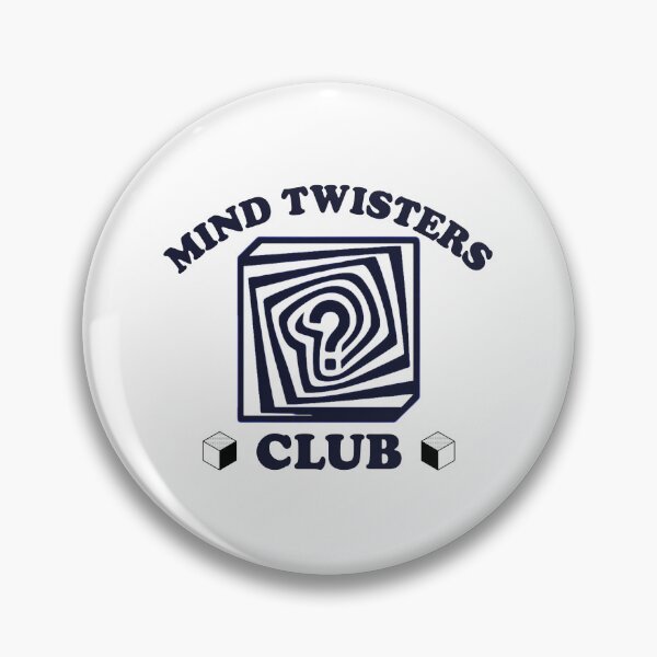 Item preview, Mind Twisters Club Optical Puzzle Riddle Brain Tee designed and sold by MotivaChic.