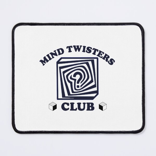 Item preview, Mind Twisters Club Optical Puzzle Riddle Brain Tee designed and sold by MotivaChic.