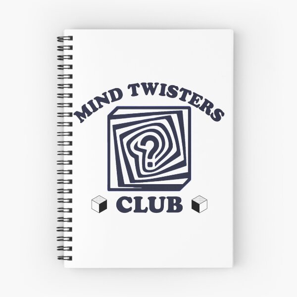 Item preview, Mind Twisters Club Optical Puzzle Riddle Brain Tee designed and sold by MotivaChic.