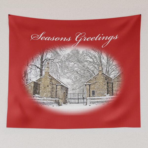Item preview, The Old Lodge at Christmas designed and sold by Murph's Images.