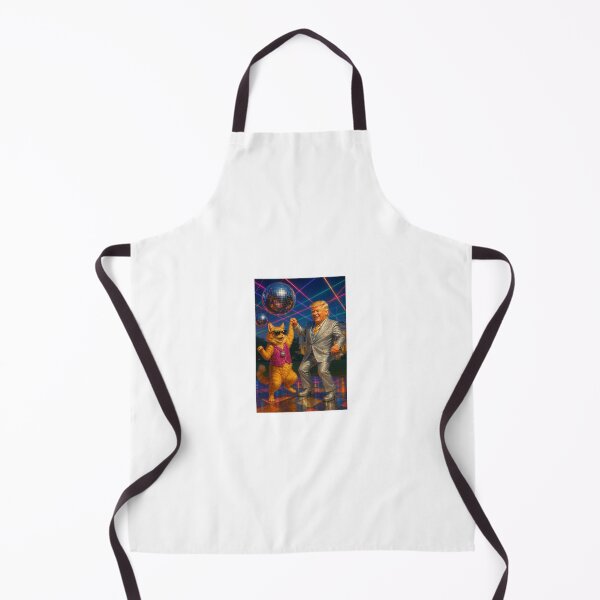 Item preview, Breaking News: Disco cat dances with Trump designed and sold by CurrentlyTrends.