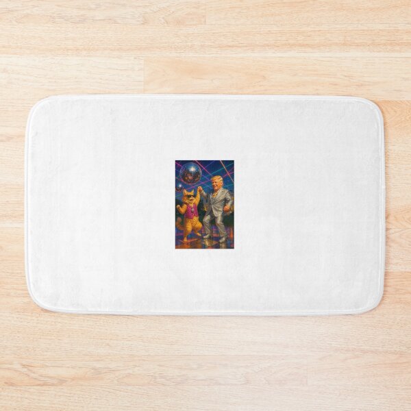 Item preview, Breaking News: Disco cat dances with Trump designed and sold by CurrentlyTrends.