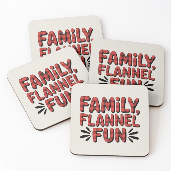 Item preview, Family, Flannel, Fun - Classic Cozy Fall Design designed and sold by Jollys-ArtShop.
