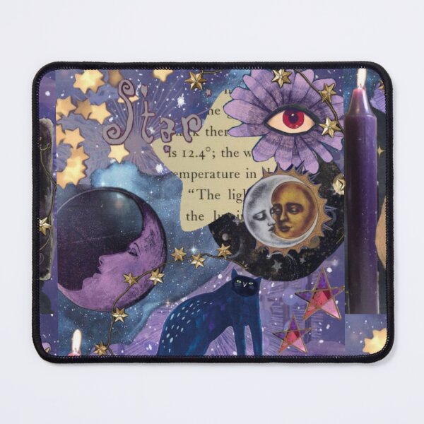 Item preview, whimsigoth aesthetic purple 90s celestial designed and sold by BrontesWhimsyStore.