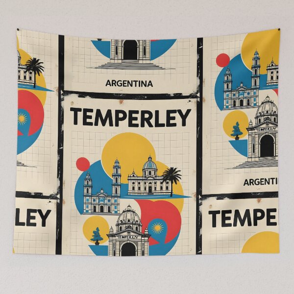Item preview, Temperley Argentina Vintage Travel Tourism designed and sold by TravelersGems.