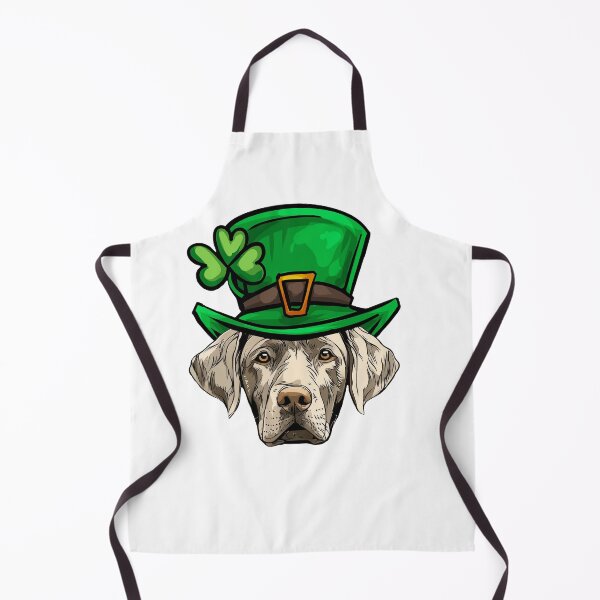 Item preview, Funny St Patricks Day Silver Labrador Retriever Dog designed and sold by whyitsme.