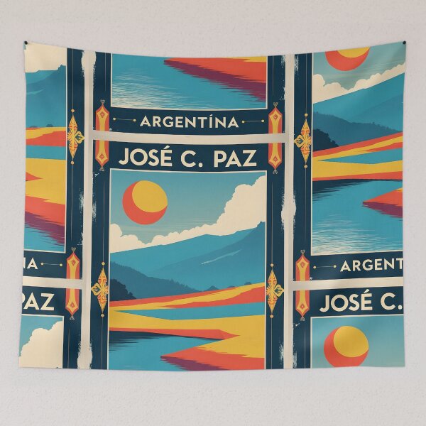 Item preview, Jose C Paz Argentina Vintage Travel Tourism designed and sold by TravelersGems.
