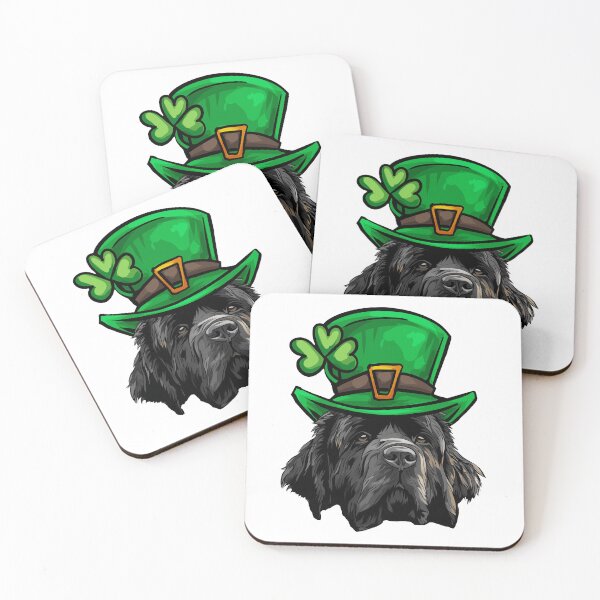 Item preview, Funny St Patricks Day Newfoundland Dog designed and sold by whyitsme.