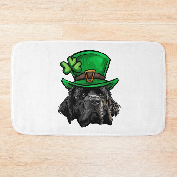 Item preview, Funny St Patricks Day Newfoundland Dog designed and sold by whyitsme.