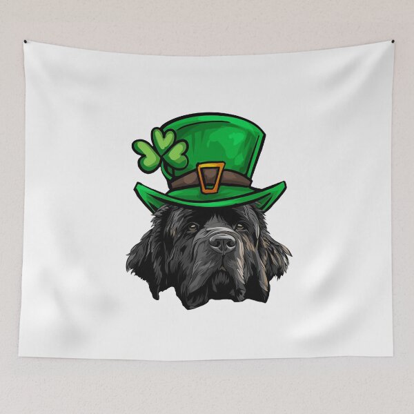 Item preview, Funny St Patricks Day Newfoundland Dog designed and sold by whyitsme.