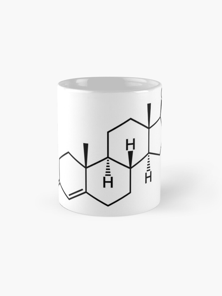 Testosterone Molecule Structure- Alpha Male Science Joke Testosterone Molecule Structure- Alpha Male Science Joke