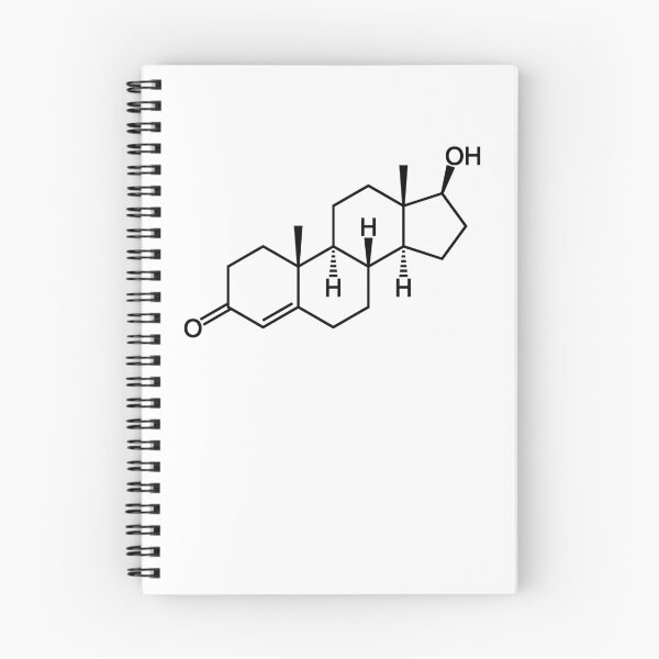 Item preview, Estructura de la molécula de testosterona- Diseño de la ciencia química designed and sold by the-elements.