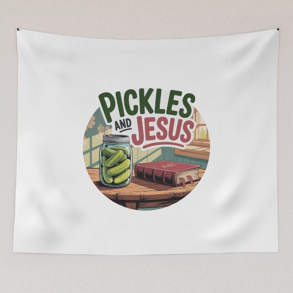 Item preview, Pickles And Jesus Religious designed and sold by PietrzakDesign.