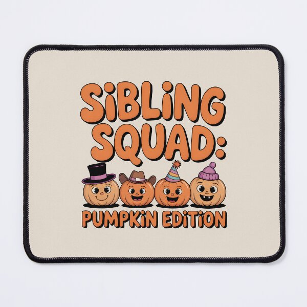 Item preview, Sibling Squad: Pumpkin Edition - Cute Fall Family Design designed and sold by Jollys-ArtShop.