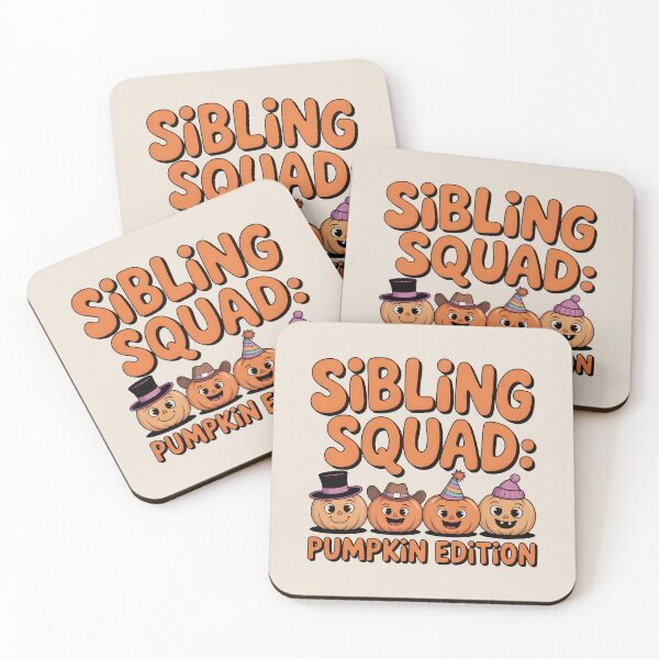 Item preview, Sibling Squad: Pumpkin Edition - Cute Fall Family Design designed and sold by Jollys-ArtShop.