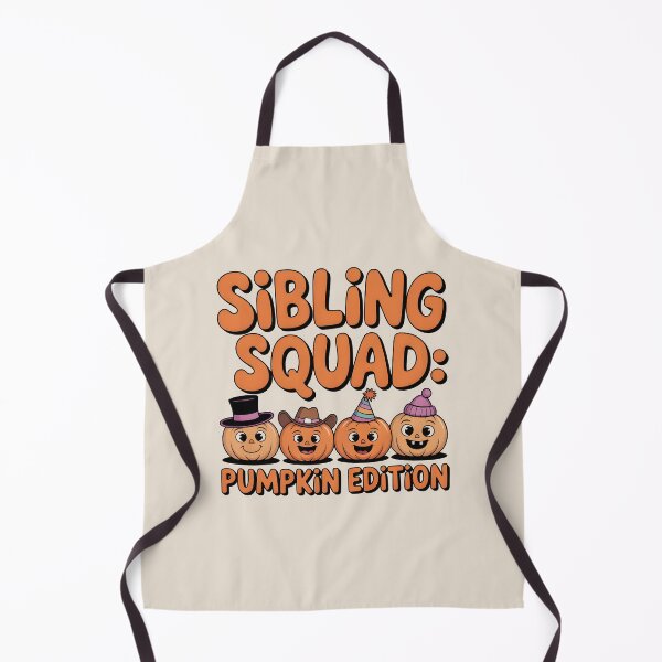 Item preview, Sibling Squad: Pumpkin Edition - Cute Fall Family Design designed and sold by Jollys-ArtShop.