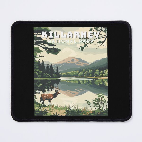 Item preview, Killarney National Park in Ireland, Vintage Art Travel Landscape designed and sold by MaateoDesign.