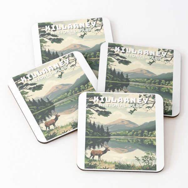 Item preview, Killarney National Park in Ireland, Vintage Art Travel Landscape designed and sold by MaateoDesign.