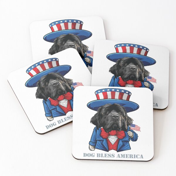 Item preview, Newfoundland Dog Bless America designed and sold by whyitsme.