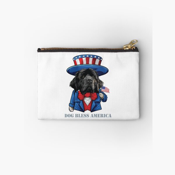 Item preview, Newfoundland Dog Bless America designed and sold by whyitsme.