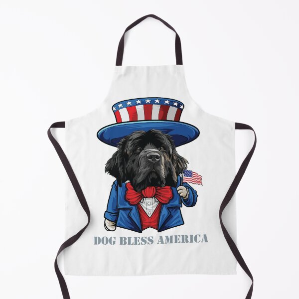 Item preview, Newfoundland Dog Bless America designed and sold by whyitsme.