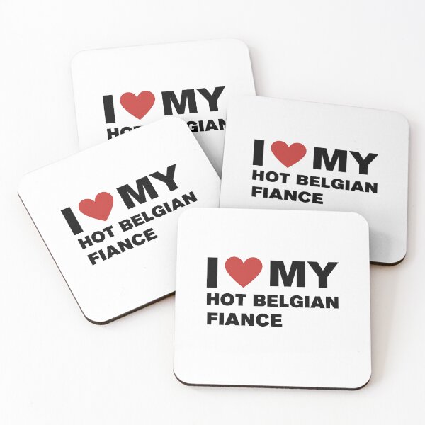 Item preview, I ❤️ My Hot Belgian Fiancé – Belgian Love & Pride designed and sold by CapriCreatives.
