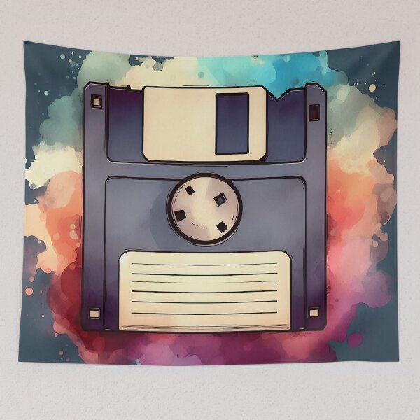 Item preview, Retro Tech Floppy Disk designed and sold by GraphicsClub.