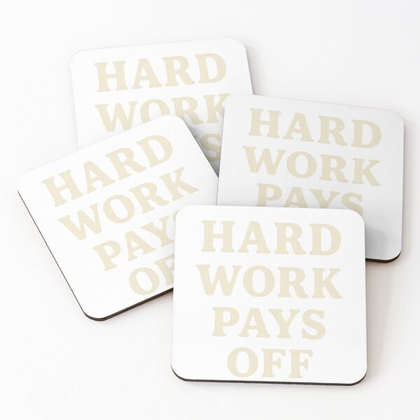 Item preview, Hard Work Pays Off – Hustle Motivation Quote designed and sold by Khayallab .