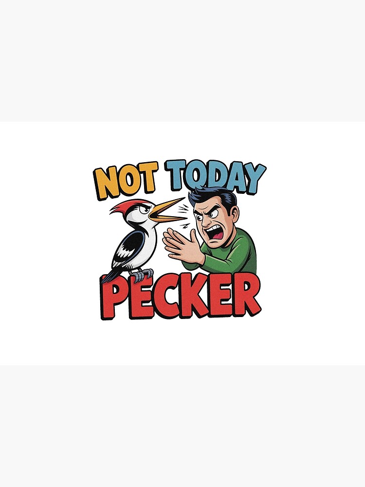 Thumbnail 6 of 6, Bath Mat, Not Today Pecker designed and sold by Pietrzak97.