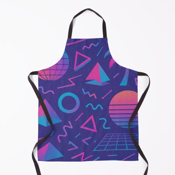 Aperçu de l'œuvre Fusion géométrique Vaporwave des années 80 créée et vendue par mpdesigns73.