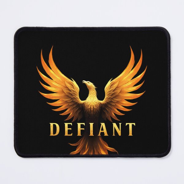 Item preview, Defiant Golden Phoenix Emblem designed and sold by ShadowAndSlate.