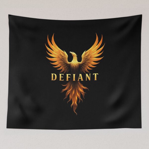 Item preview, Defiant Golden Phoenix Emblem designed and sold by ShadowAndSlate.