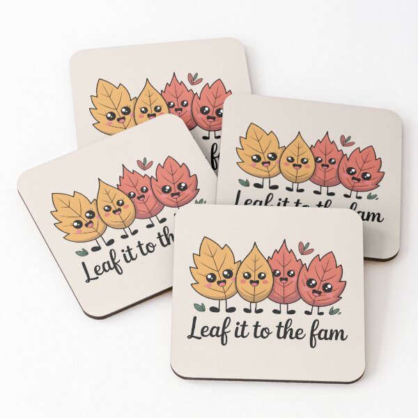 Item preview, Leaf It to the Fam - Funny Autumn Family Design designed and sold by Jollys-ArtShop.