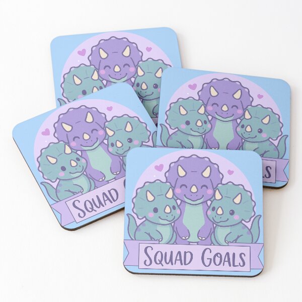 Item preview, Kawaii Triceratops Squad Goals designed and sold by CrypRenaissance.