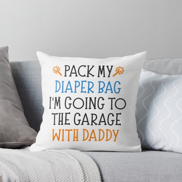Item preview, Funny Mechanic Dad Baby Saying designed and sold by CuteLovelyDesigns.