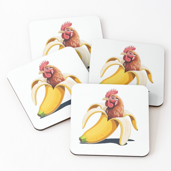 Item preview, Chicken Banana  designed and sold by PietrzakDesign.