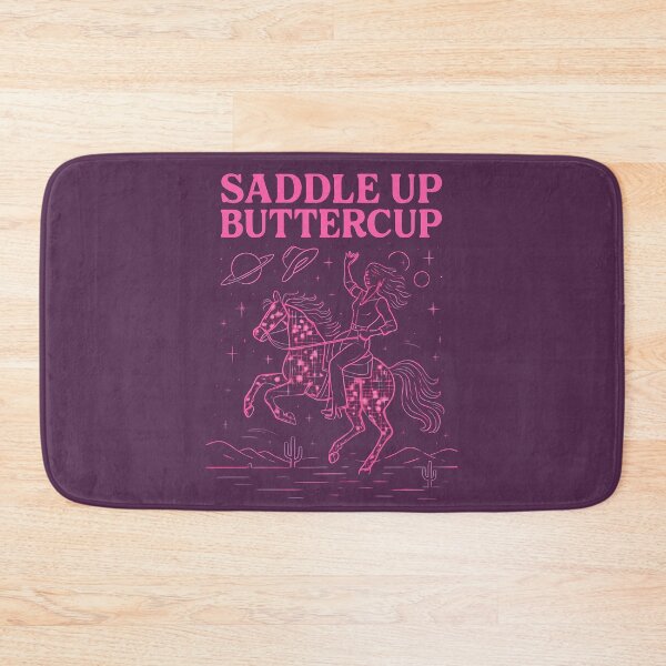 Item preview, Saddle Up Buttercup - Neon Cowgirl designed and sold by Moad Fahim.