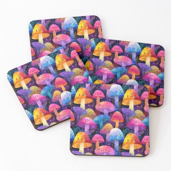 Item preview, Hypnotic Fungi Tiles designed and sold by mi-kam.