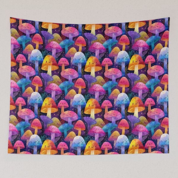 Item preview, Hypnotic Fungi Tiles designed and sold by mi-kam.