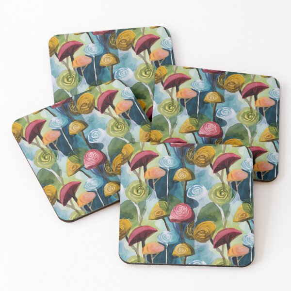 Item preview, Hypnotic Fungi Tiles designed and sold by mi-kam.