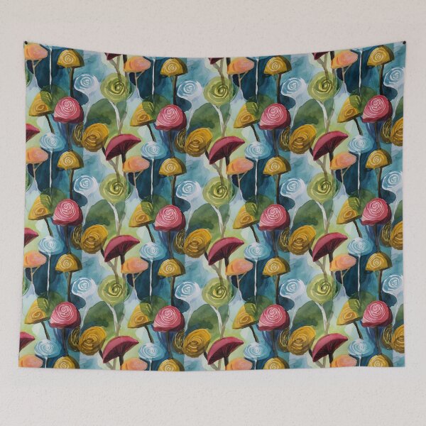 Item preview, Hypnotic Fungi Tiles designed and sold by mi-kam.
