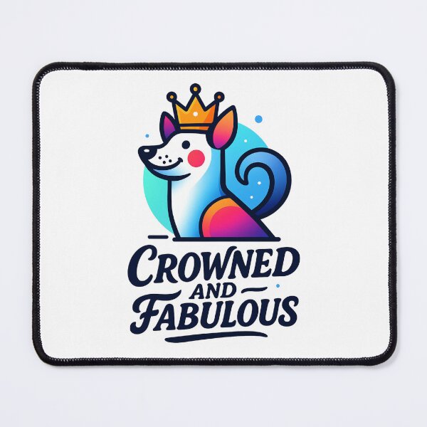Item preview, Crowned and Fabulous Dog designed and sold by NatureStyle555.