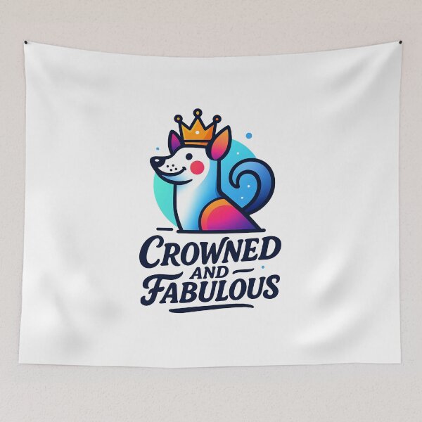 Item preview, Crowned and Fabulous Dog designed and sold by NatureStyle555.