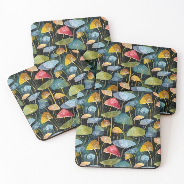 Item preview, Hypnotic Fungi Tiles designed and sold by mi-kam.