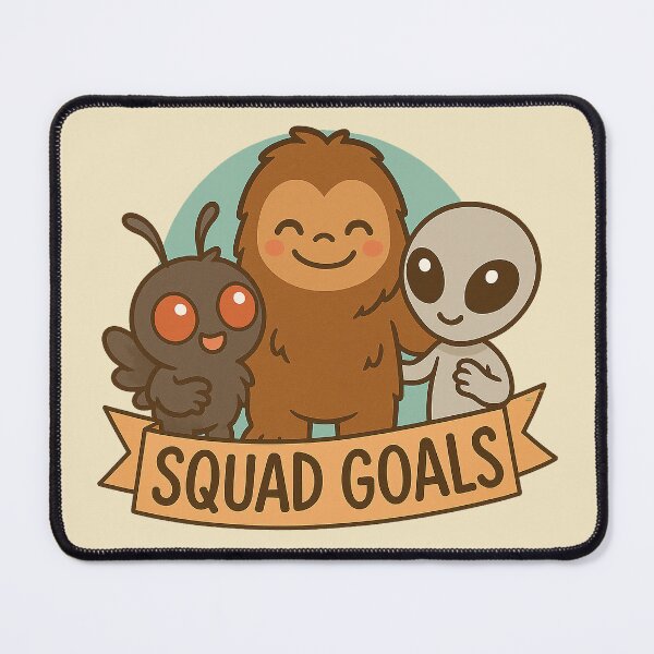 Item preview, Cryptid Squad Goals designed and sold by CrypRenaissance.
