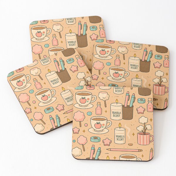 Item preview, Cozy Girly Patterns: Cotton Flower Mugs, Pencils, and Candles designed and sold by Mycozydesign.