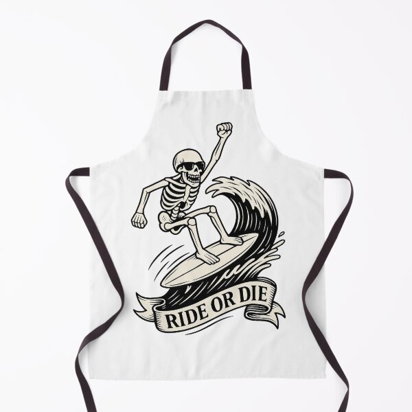 Item preview, Skeleton Surf “Ride or Die” designed and sold by BNKY05.